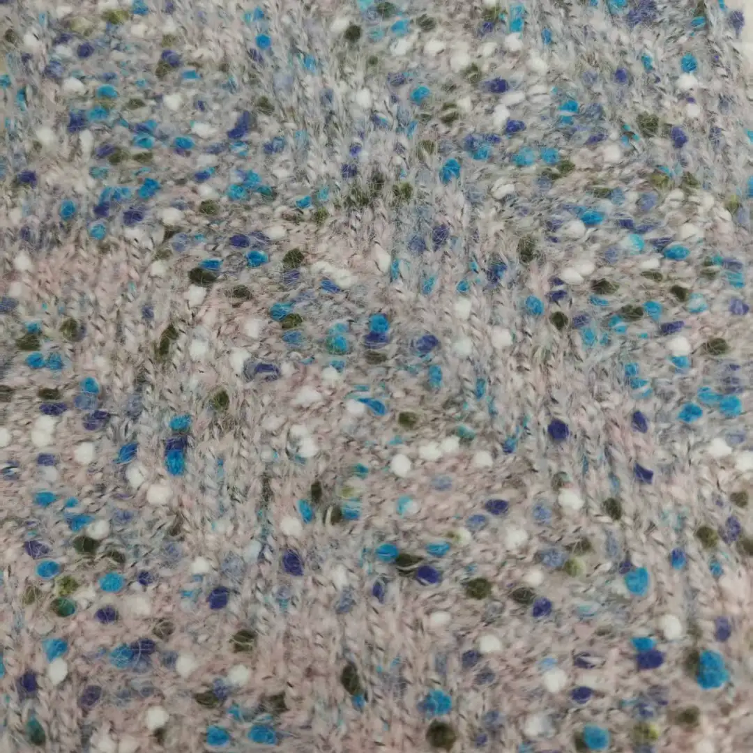 China Yarn for Crop Top,Hoodie,Open Cardigan (Sweater),Half-Zipper Cardigan (Sweater),Crop Top Pullover (Sweater) Mossy Yarn Fancy Yarn Polyester Acrylic Wool space dye color buy from China wholesaler bulk order at wholesale price free worldwide shipping Alibaba