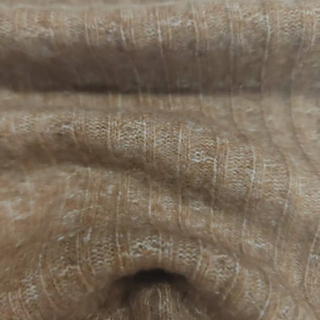 China Yarn for Crop Top,Hoodie,Crew Neck Pullover (Sweater),Crop Top Pullover (Sweater) Mossy Yarn Fancy Yarn Nylon Acrylic Spandex Dark brown color buy from China wholesaler bulk order at wholesale price free worldwide shipping Alibaba