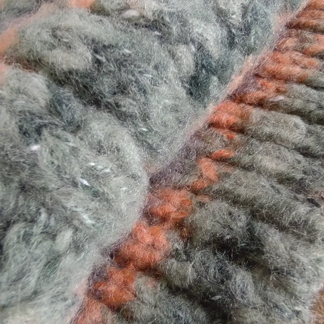 China Yarn for Hoodie,Open Cardigan (Sweater),Round Neck Pullover (Sweater) Mossy Yarn Fancy Yarn Acrylic Polyester 军绿灰桔 color buy from China wholesaler bulk order at wholesale price free worldwide shipping Alibaba