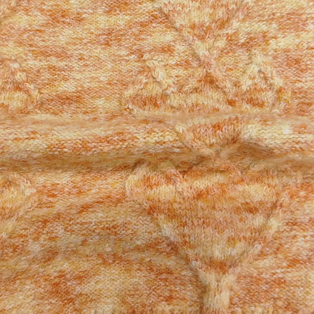 China Yarn for Open Cardigan (Sweater),Round Neck Pullover (Sweater),Hoodie  (Sweater) Mossy Yarn Fancy Yarn Cotton Acrylic Polyester Nylon Spandex orangered color buy from China wholesaler bulk order at wholesale price free worldwide shipping Alibaba