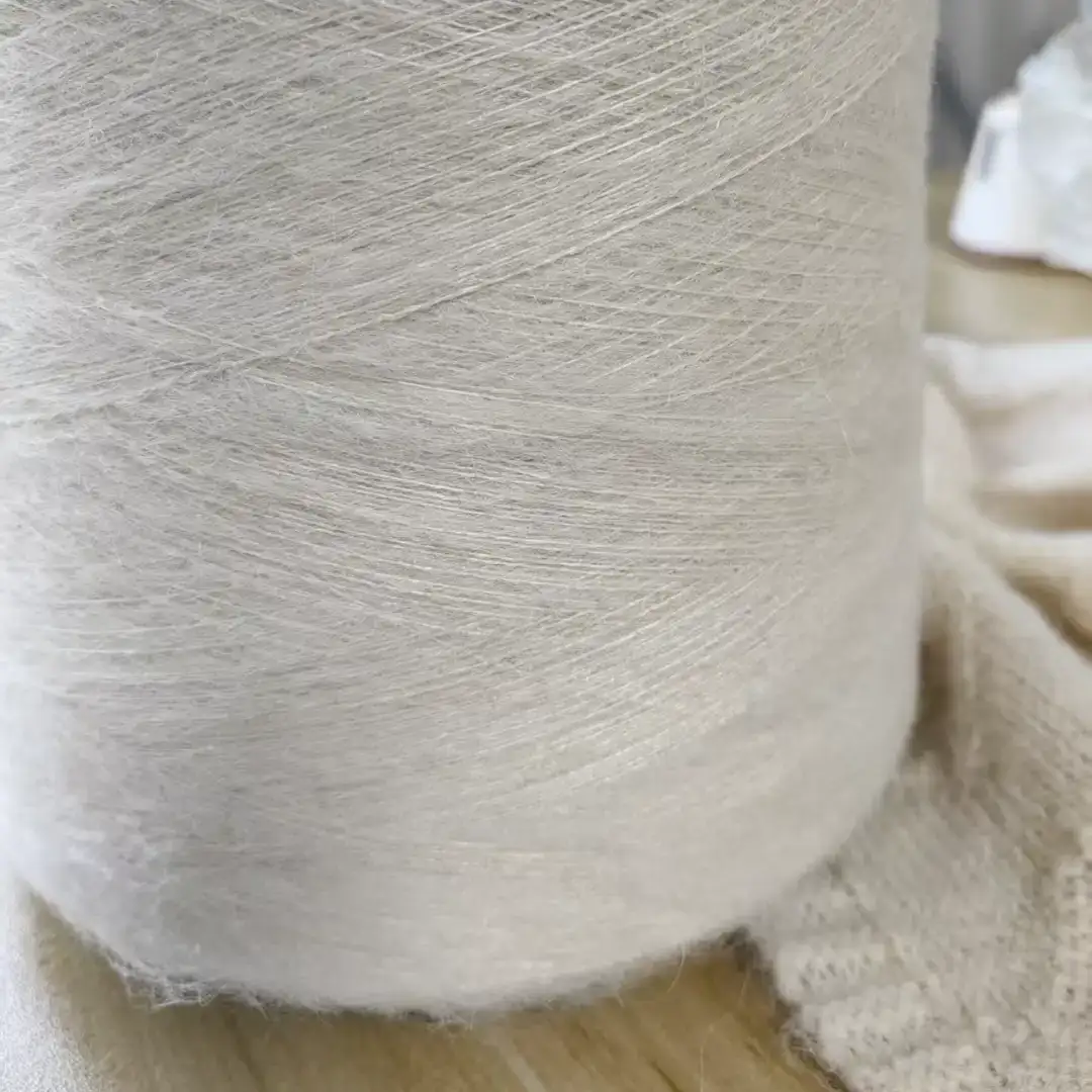 China Yarn for Ladies Vest (Sweater),Men’s Vest (Sweater),Crop Top Pullover (Sweater),T-shirt (Sweater),Polo T-shirt (Sweater),Dresses (Cardigan Open) (Sweater),Women's Pants (Sweater),Skirt (Sweater) Mossy Yarn Fancy Yarn Polyester Acrylic Wool Nylon Alpaca white color buy from China wholesaler bulk order at wholesale price free worldwide shipping Alibaba