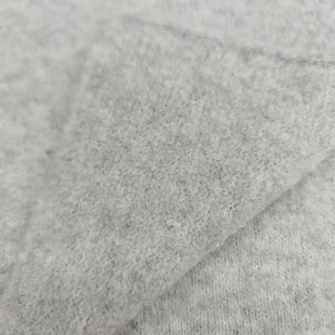 China Yarn for Hoodie,Open Cardigan (Sweater),Full-Zipper Cardigan (Sweater),Round Neck Pullover (Sweater),Crop Top Pullover (Sweater) Boucle Yarn Fancy Yarn Polyester Acrylic Wool Gray color buy from China wholesaler bulk order at wholesale price free worldwide shipping Alibaba