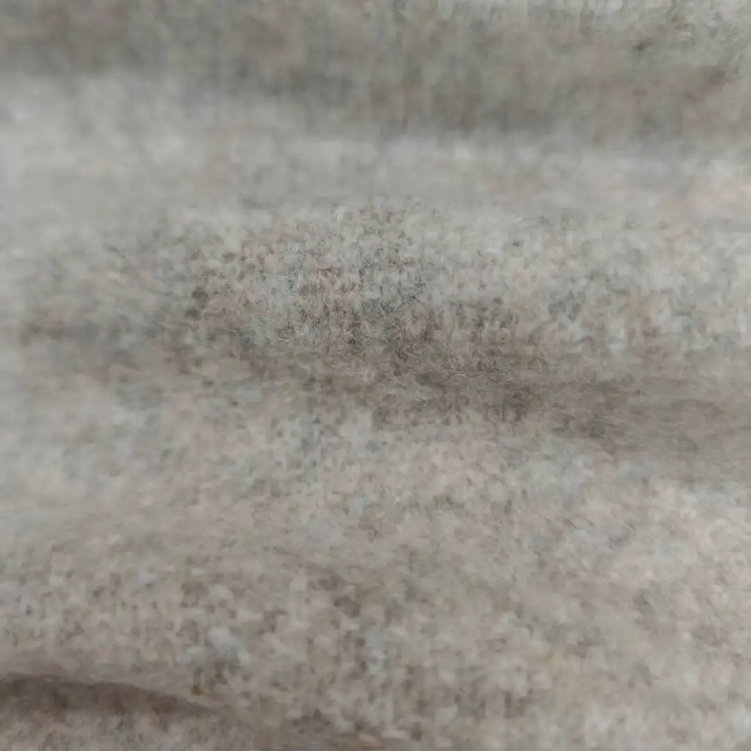 China Yarn for Open Cardigan (Sweater),Full-Zipper Cardigan (Sweater),Round Neck Pullover (Sweater),Kids Crew-Neck Cardigan (Sweater),Kids V-Neck Cardigan (Sweater) Mossy Yarn Fancy Yarn Polyester Acrylic Nylon Spandex light brown color buy from China wholesaler bulk order at wholesale price free worldwide shipping Alibaba