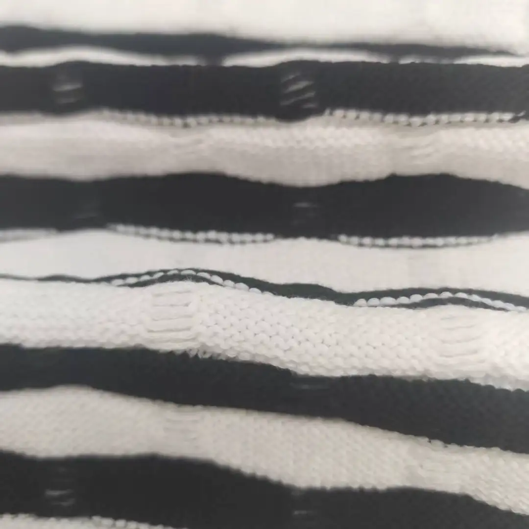 China Yarn for Hoodie,Open Cardigan (Sweater),Full-Zipper Cardigan (Sweater) Tubular Tape Yarn Fancy Yarn Cotton Polyester Black and white color buy from China wholesaler bulk order at wholesale price free worldwide shipping Alibaba