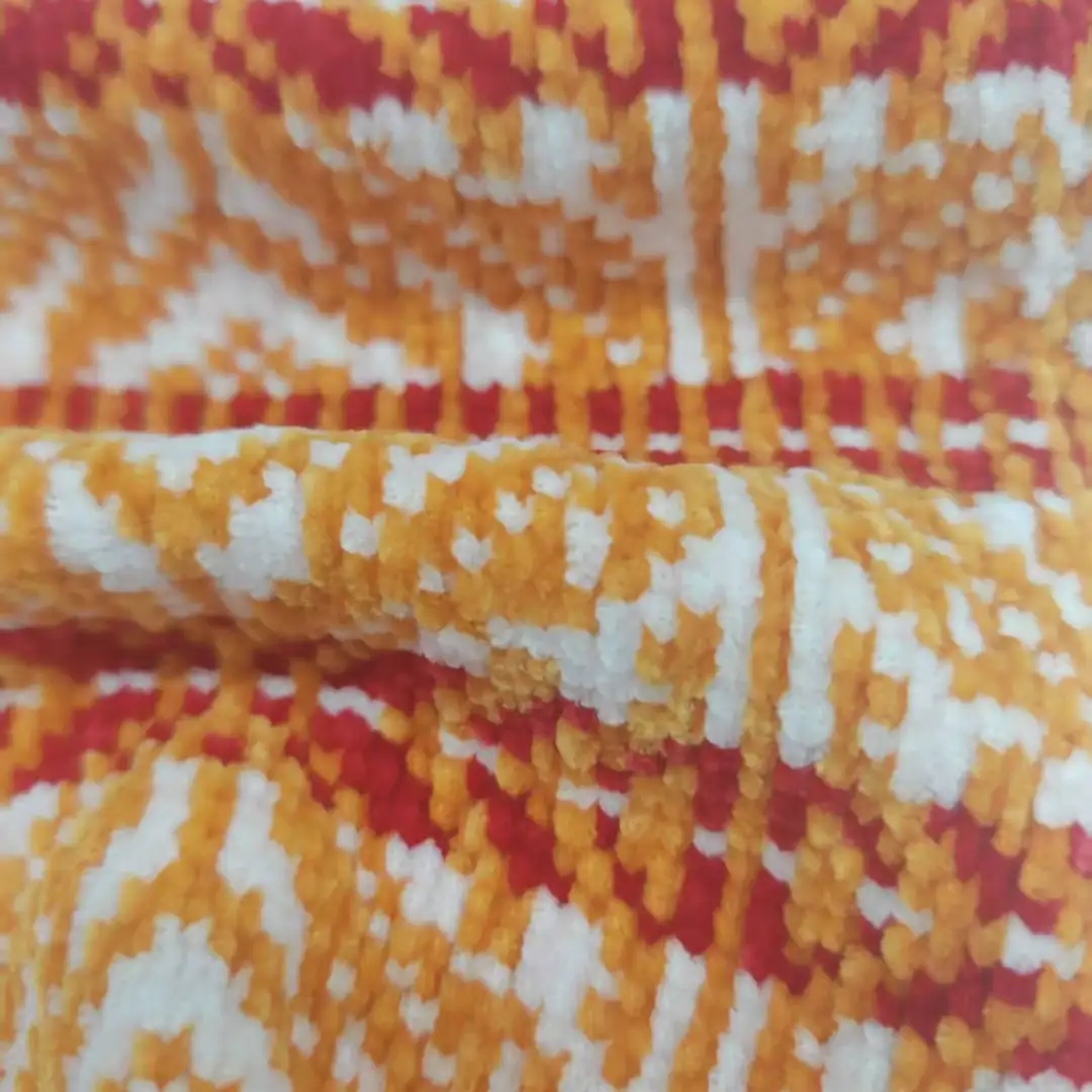 China Yarn for Crop Top,Open Cardigan (Sweater),Round Neck Pullover (Sweater),Crop Top Pullover (Sweater),Loungewear Matt Chenille Fancy Yarn Polyester orange red color buy from China wholesaler bulk order at wholesale price free worldwide shipping Alibaba