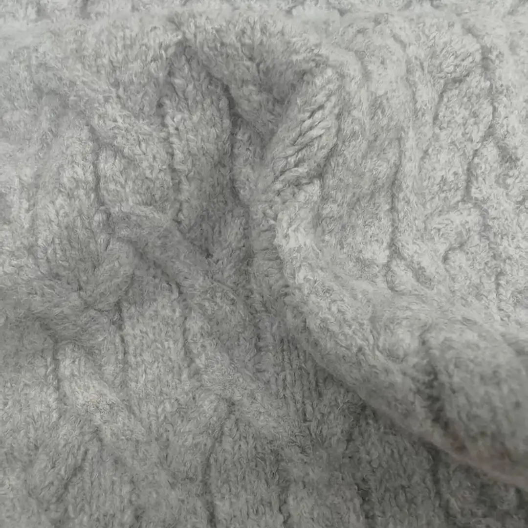 China Yarn for Hoodie,Open Cardigan (Sweater),Half-Zipper Cardigan (Sweater),Crop Top Pullover (Sweater) Mossy Yarn Fancy Yarn Recycled Polyester Spandex Gray color buy from China wholesaler bulk order at wholesale price free worldwide shipping Alibaba