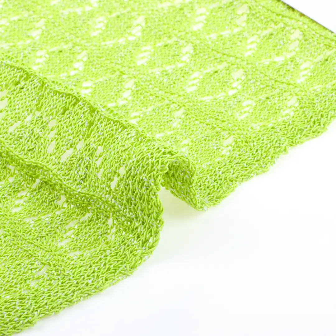 China Yarn for Polo Shirt,Blouse,Crop Top,Hoodie,Half-Zipper Cardigan (Sweater) Core Spun Yarn Regular Yarn Recycled Polyester BCI Cotton Lurex Green color buy from China wholesaler bulk order at wholesale price free worldwide shipping Alibaba