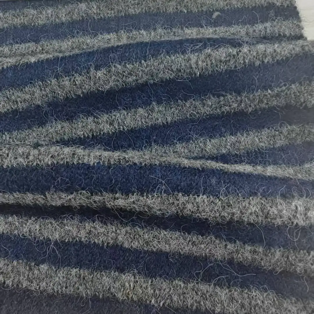 China Yarn for Hoodie,Open Cardigan (Sweater),Full-Zipper Cardigan (Sweater),Half-Zipper Cardigan (Sweater) Mossy Yarn Fancy Yarn Recycled Polyester Nylon Wool Spandex Gray，Blue color buy from China wholesaler bulk order at wholesale price free worldwide shipping Alibaba