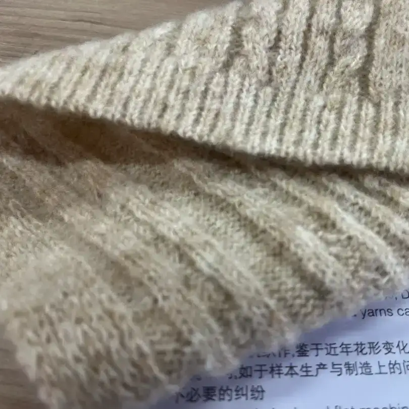 China Yarn for Ladies Vest (Sweater),Men’s Vest (Sweater),Open Cardigan (Sweater),Full-Zipper Cardigan (Sweater),Half-Zipper Cardigan (Sweater),Shirt Long Sleeve Button (Sweater),Shirt Long Sleeve Zipper (Sweater),Shirt Half Sleeve Button (Sweater) Mossy Yarn Fancy Yarn Recycled Polyester Polyester Merino Wool Elastane medium apricot color buy from China wholesaler bulk order at wholesale price free worldwide shipping Alibaba