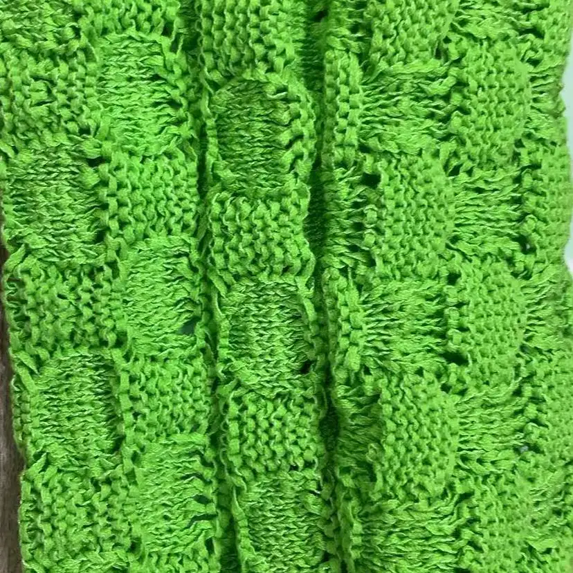 China Yarn for Open Cardigan (Sweater),Knitted Jacket (Sweater),Round Neck Pullover (Sweater) Flat Tape Yarn Fancy Yarn Cotton Polyester 绿色 color buy from China wholesaler bulk order at wholesale price free worldwide shipping Alibaba