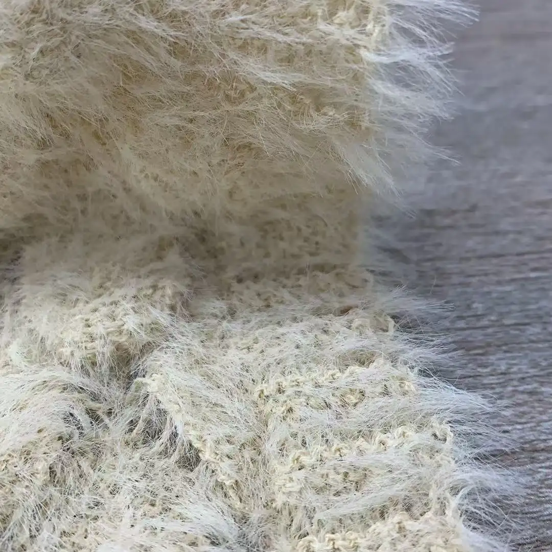 China Yarn for T-Shirt,Polo Shirt,Crew Neck Pullover (Sweater) Cat Feather Yarn Fancy Yarn Polyester 杏色 color buy from China wholesaler bulk order at wholesale price free worldwide shipping Alibaba