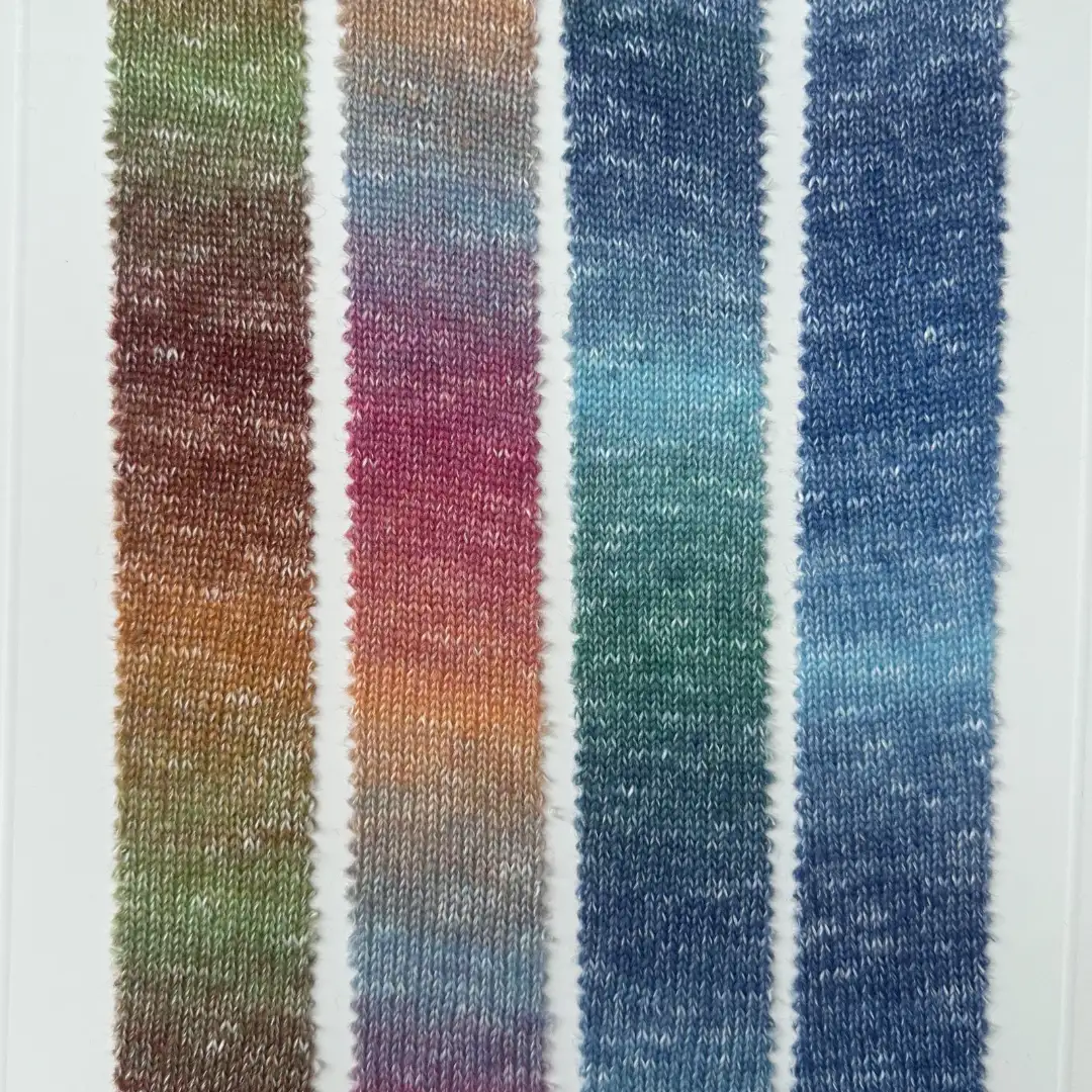 China Yarn for Crop Top,Open Cardigan (Sweater),Full-Zipper Cardigan (Sweater),Half-Zipper Cardigan (Sweater),Round Neck Pullover (Sweater),Crew Neck Pullover (Sweater),Crop Top Pullover (Sweater) Mossy Yarn Fancy Yarn Polyester Acrylic Polyamide Wool 渐变色 color buy from China wholesaler bulk order at wholesale price free worldwide shipping Alibaba