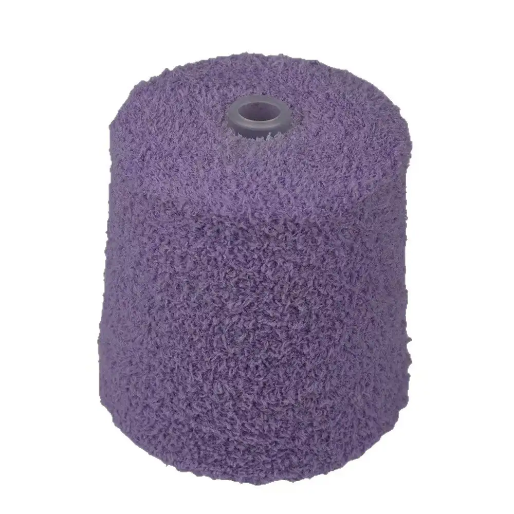 China Yarn for Pajamas,Ladies Vest (Sweater),Crew Neck Pullover (Sweater),Crop Top Pullover (Sweater),Loungewear Teddy Yarn Fancy Yarn Polyester white color buy from China wholesaler bulk order at wholesale price free worldwide shipping Alibaba
