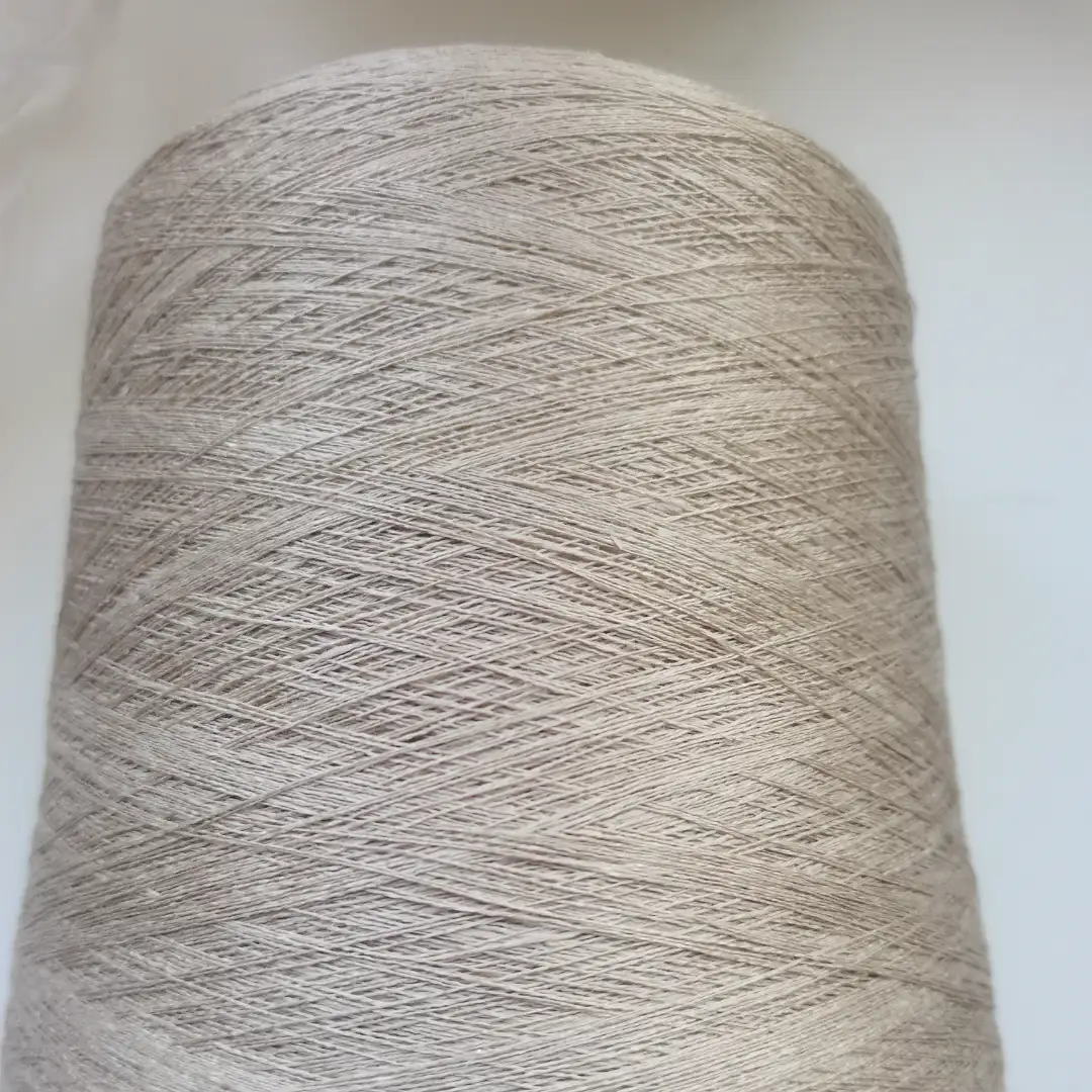 China Yarn for Round Neck Pullover (Sweater),Polo T-shirt (Sweater),Roll Neck Jumper (Sweater) Linen Spun Regular Yarn Linen Dark Camel color buy from China wholesaler bulk order at wholesale price free worldwide shipping Alibaba