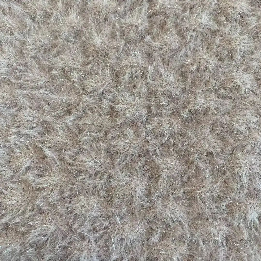 China Yarn for Open Cardigan (Sweater) Cat Feather Yarn Fancy Yarn Nylon Lurex 藕粉BD203 color buy from China wholesaler bulk order at wholesale price free worldwide shipping Alibaba