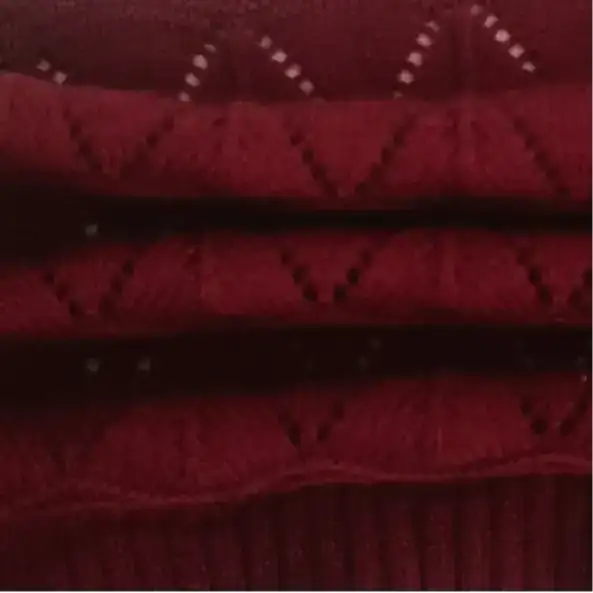 China Yarn for Ladies Vest (Sweater),Round Neck Pullover (Sweater),Women's Pants (Sweater),Roll Neck Jumper (Sweater) Semi-Worsted Spun Regular Yarn Recycled Polyester Nylon Wool Wine color buy from China wholesaler bulk order at wholesale price free worldwide shipping Alibaba