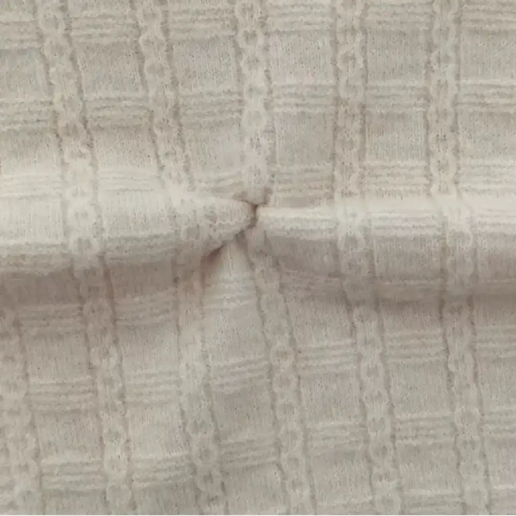 China Yarn for Round Neck Pullover (Sweater),Men's Pants (Sweater),Women's Pants (Sweater),Roll Neck Jumper (Sweater) Mossy Yarn Fancy Yarn Polyester Acrylic Wool Alpaca Nylon Elastane Beige color buy from China wholesaler bulk order at wholesale price free worldwide shipping Alibaba