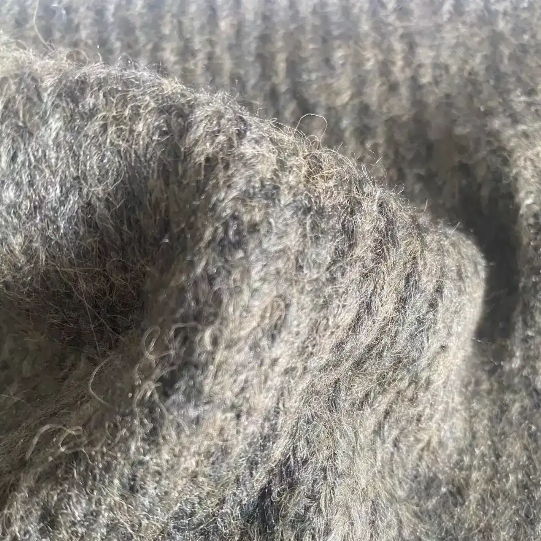 China Yarn for Open Cardigan (Sweater) Mossy Yarn Fancy Yarn Acrylic Nylon Wool GREEN color buy from China wholesaler bulk order at wholesale price free worldwide shipping Alibaba