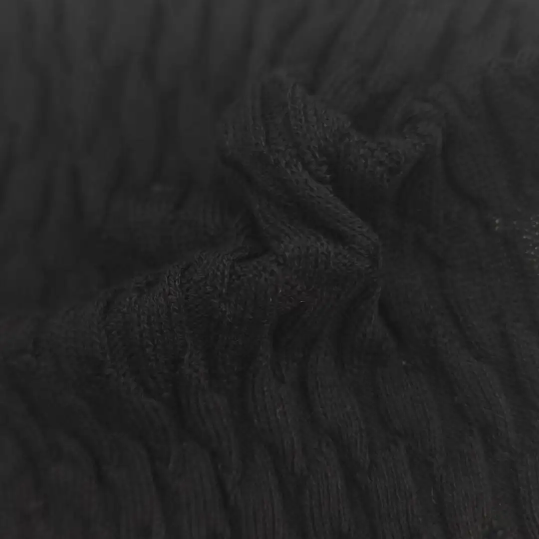China Yarn for Polo Shirt,Crop Top,Full-Zipper Cardigan (Sweater),Half-Zipper Cardigan (Sweater) Semi-Worsted Spun Regular Yarn BCI Cotton BLACK color buy from China wholesaler bulk order at wholesale price free worldwide shipping Alibaba