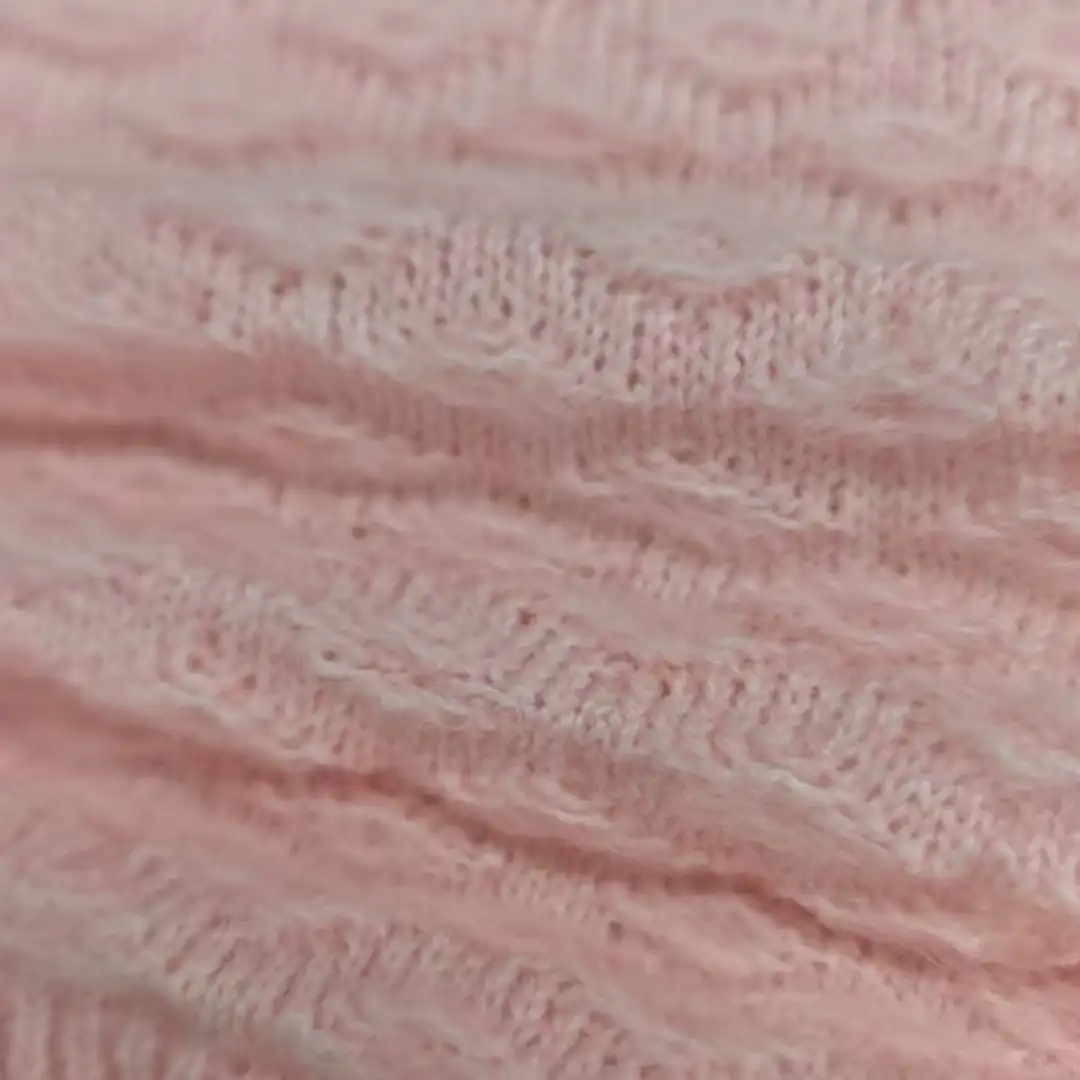 China Yarn for Crop Top,Round Neck Pullover (Sweater),Crop Top Pullover (Sweater) Mossy Yarn Fancy Yarn Recycled Polyester Acrylic Polyester Spandex Pink color buy from China wholesaler bulk order at wholesale price free worldwide shipping Alibaba