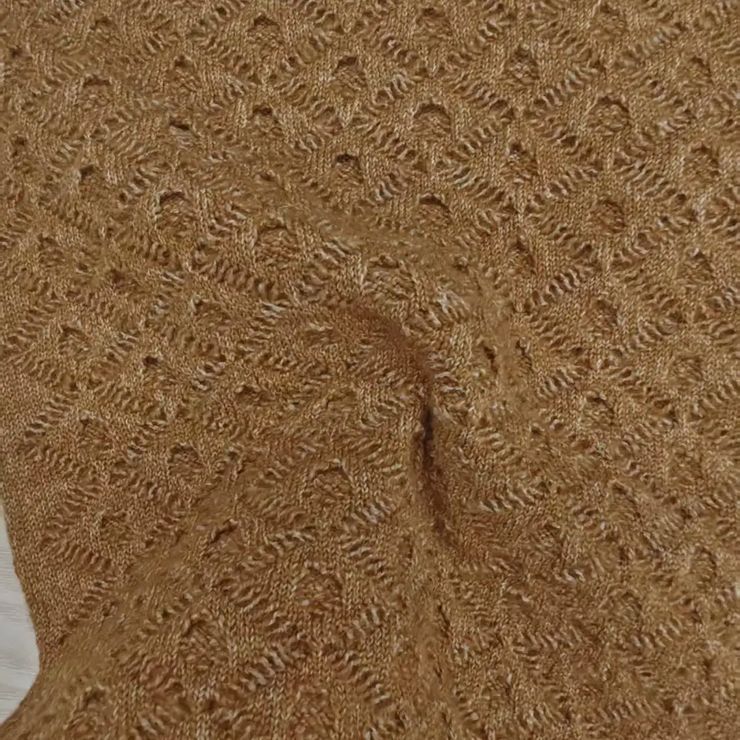 China Yarn for Crop Top,Hoodie,Open Cardigan (Sweater),Half-Zipper Cardigan (Sweater) Mossy Yarn Fancy Yarn Recycled Polyester Acrylic Polyester Spandex Beige color buy from China wholesaler bulk order at wholesale price free worldwide shipping Alibaba