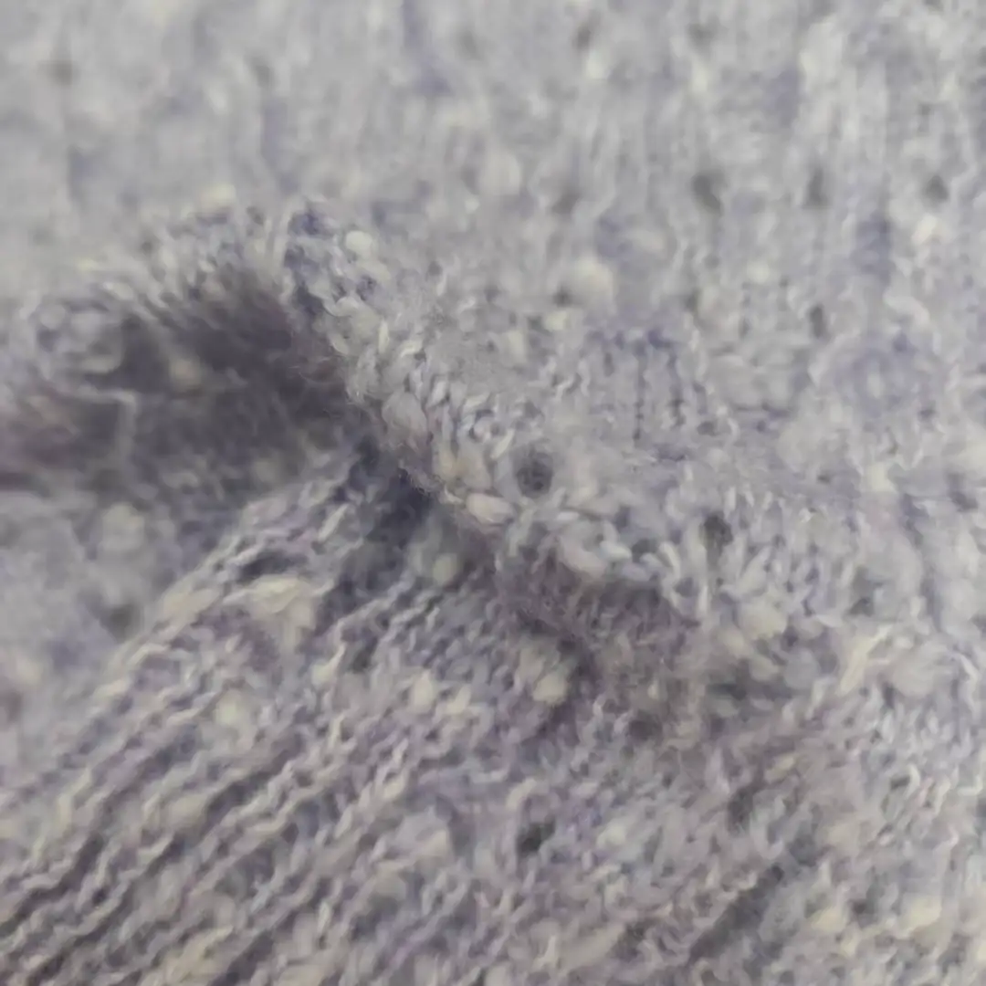 China Yarn for Crop Top,Full-Zipper Cardigan (Sweater),Round Neck Pullover (Sweater),Kids Crew-Neck Cardigan (Sweater) Knot Yarn Fancy Yarn Polyester Wool violet color buy from China wholesaler bulk order at wholesale price free worldwide shipping Alibaba