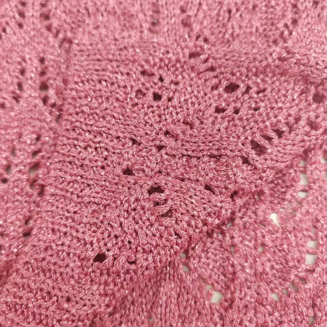 China Yarn for Crop Top,Skirt (Sweater) Tubular Tape Yarn Fancy Yarn Lurex Pink color buy from China wholesaler bulk order at wholesale price free worldwide shipping Alibaba