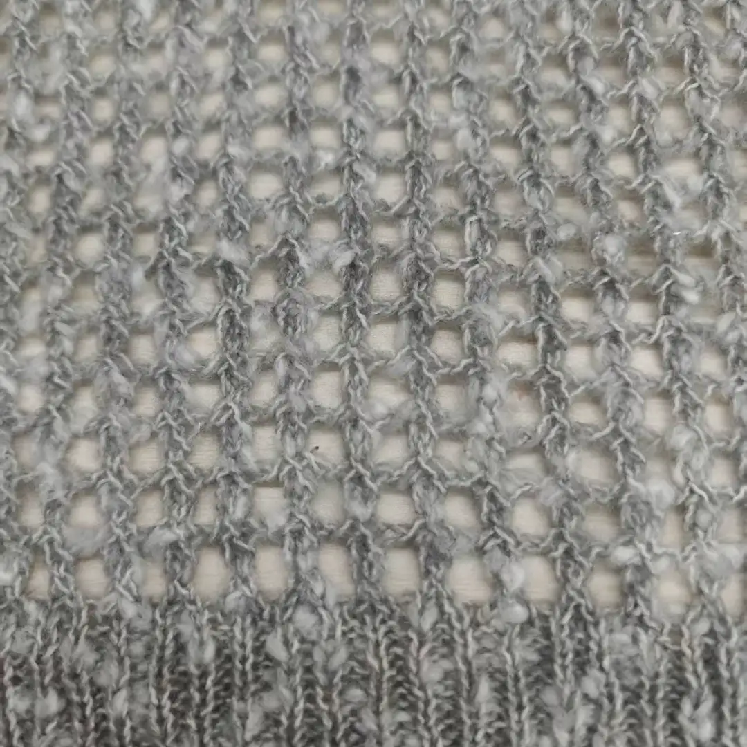 China Yarn for Crop Top,Hoodie,Open Cardigan (Sweater),Full-Zipper Cardigan (Sweater) Knot Yarn Fancy Yarn Polyester Wool Gray color buy from China wholesaler bulk order at wholesale price free worldwide shipping Alibaba