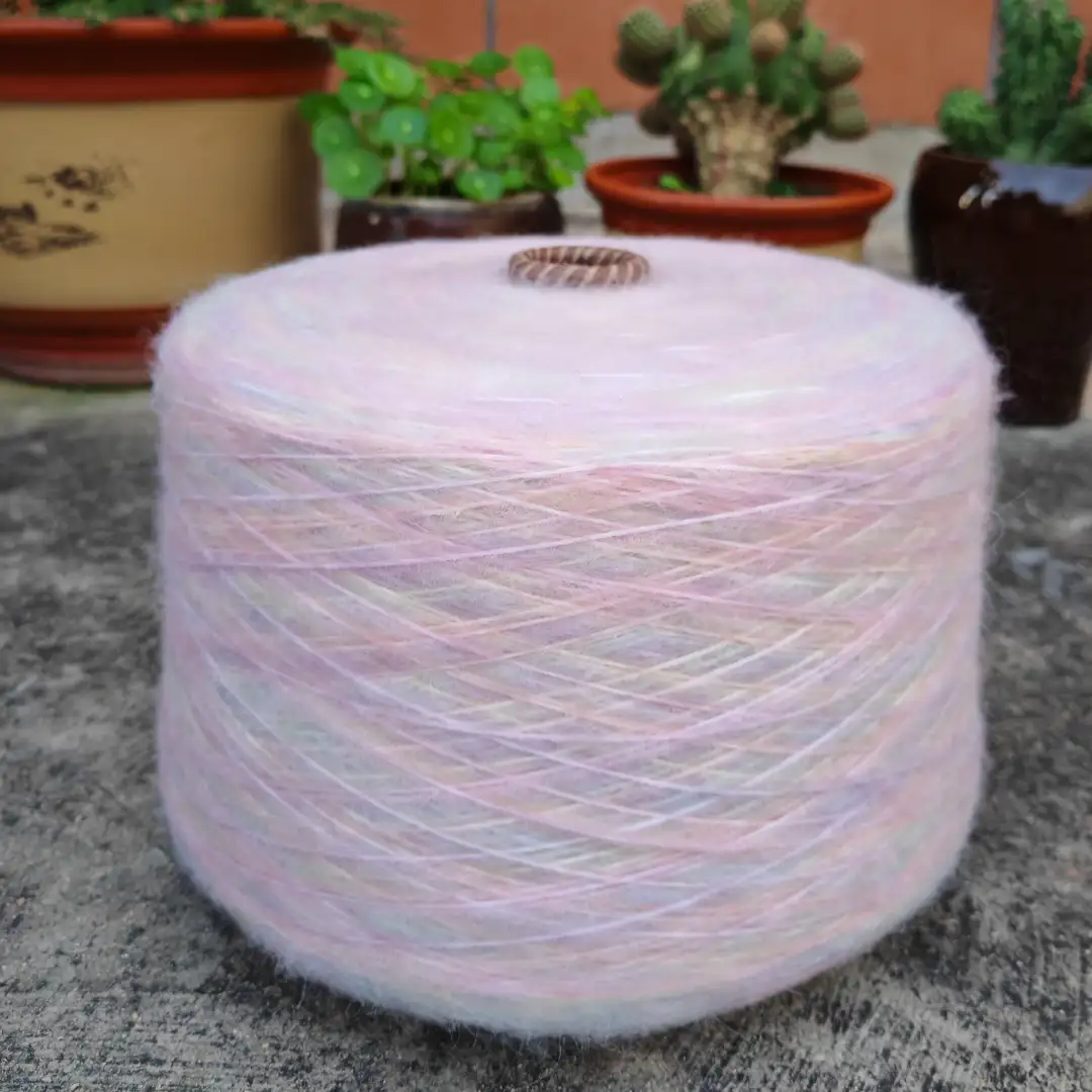 China Yarn for Ladies Vest (Sweater),Skirt (Sweater) Air Spun Yarn Fancy Yarn Acrylic Polyester Nylon Gradient color buy from China wholesaler bulk order at wholesale price free worldwide shipping Alibaba
