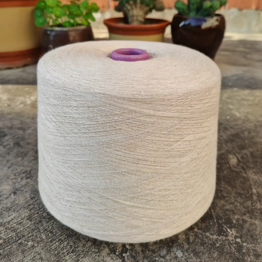 China Yarn for Ladies Vest (Sweater),Men’s Vest (Sweater) Ring Spun Regular Yarn Cotton Beige color buy from China wholesaler bulk order at wholesale price free worldwide shipping Alibaba