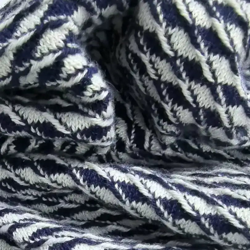 China Yarn for Hoodie,Open Cardigan (Sweater),Full-Zipper Cardigan (Sweater),Half-Zipper Cardigan (Sweater),Round Neck Pullover (Sweater),Crew Neck Pullover (Sweater),Crop Top Pullover (Sweater),Knitted Trousers (Sweater) Semi-Worsted Spun Regular Yarn BCI Cotton Wool Blue and white color buy from China wholesaler bulk order at wholesale price free worldwide shipping Alibaba