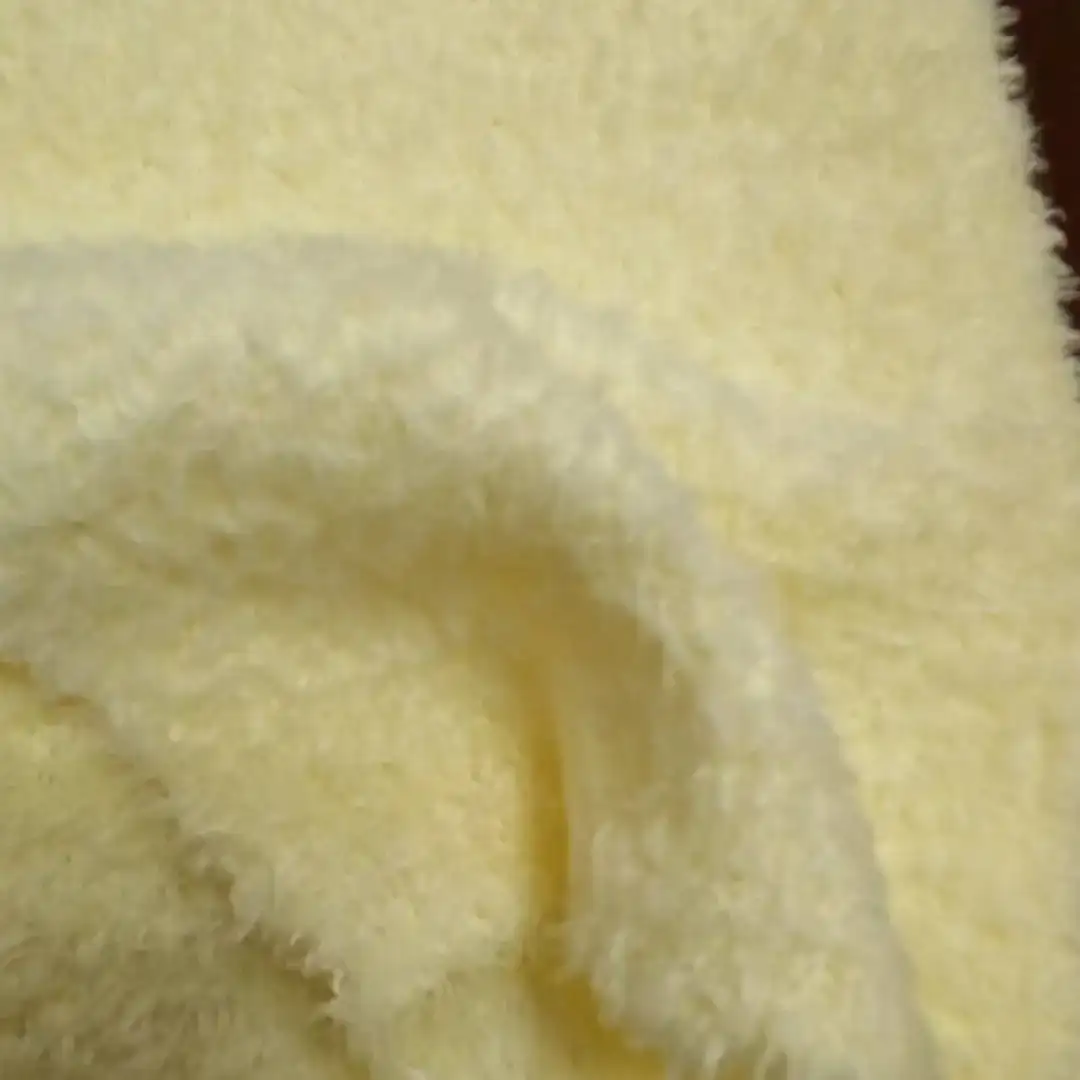 China Yarn for Open Cardigan (Sweater),Loungewear Teddy Yarn Fancy Yarn Polyester yellow color buy from China wholesaler bulk order at wholesale price free worldwide shipping Alibaba