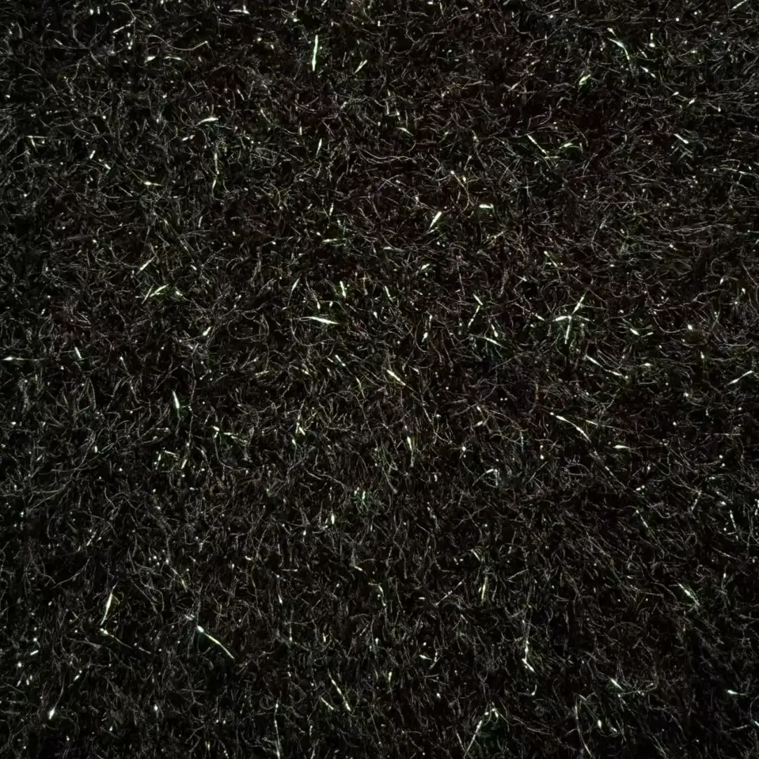 China Yarn for Tank Top,Round Neck Pullover (Sweater),Loungewear Feather Yarn Fancy Yarn Polyester Metallic fiber black color buy from China wholesaler bulk order at wholesale price free worldwide shipping Alibaba