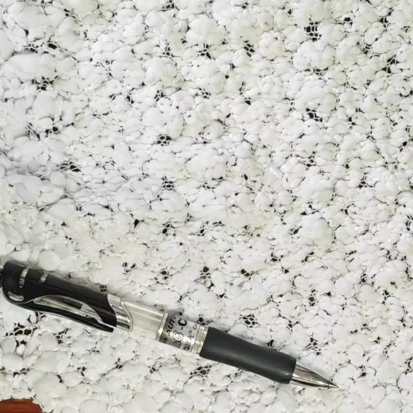 China Yarn for Crop Top Pullover (Sweater) Slub Yarn Fancy Yarn Polyester white color buy from China wholesaler bulk order at wholesale price free worldwide shipping Alibaba