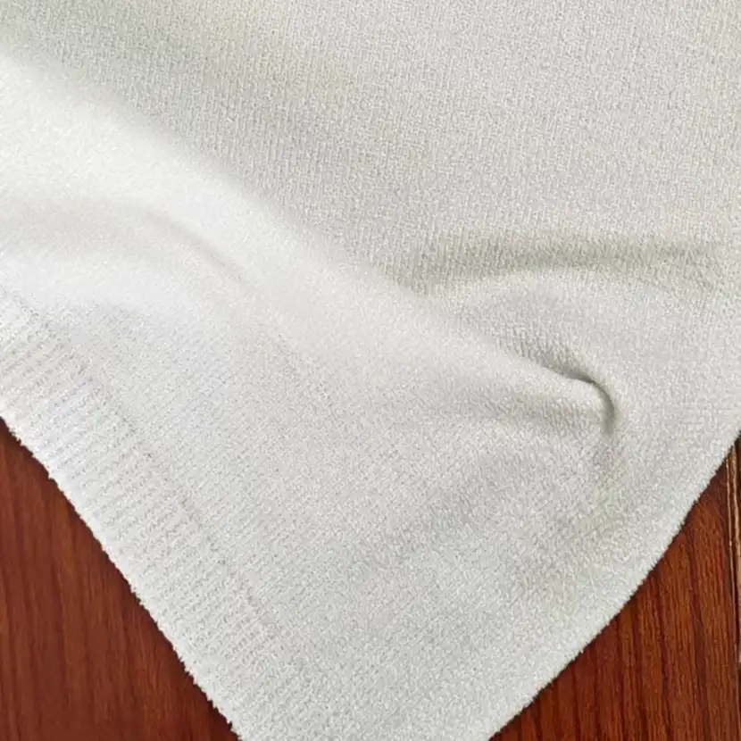 China Yarn for Crew Neck Pullover (Sweater),Crop Top Pullover (Sweater),Loungewear Teddy Yarn Fancy Yarn Polyester white color buy from China wholesaler bulk order at wholesale price free worldwide shipping Alibaba