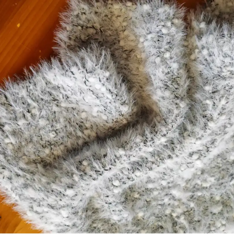 China Yarn for Round Neck Pullover (Sweater),Crew Neck Pullover (Sweater),Crop Top Pullover (Sweater),Loungewear,Roll Neck Jumper (Sweater) Cat Feather Yarn Fancy Yarn Polyester Polyamide white and black color buy from China wholesaler bulk order at wholesale price free worldwide shipping Alibaba