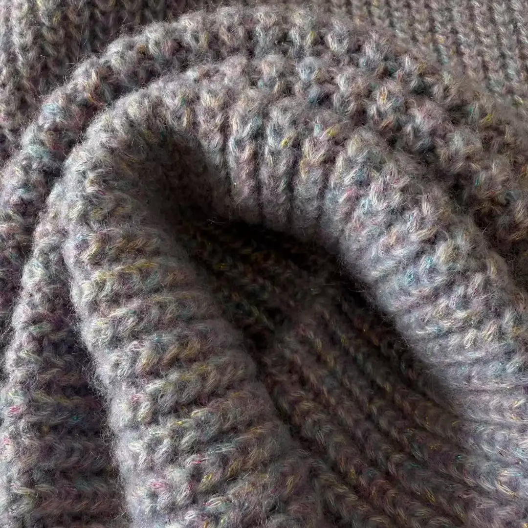 China Yarn for Open Cardigan (Sweater),Full-Zipper Cardigan (Sweater),Half-Zipper Cardigan (Sweater),Round Neck Pullover (Sweater),Hoodie  (Sweater) Air Spun Yarn Fancy Yarn Cotton Lurex Polyester Lavender color buy from China wholesaler bulk order at wholesale price free worldwide shipping Alibaba