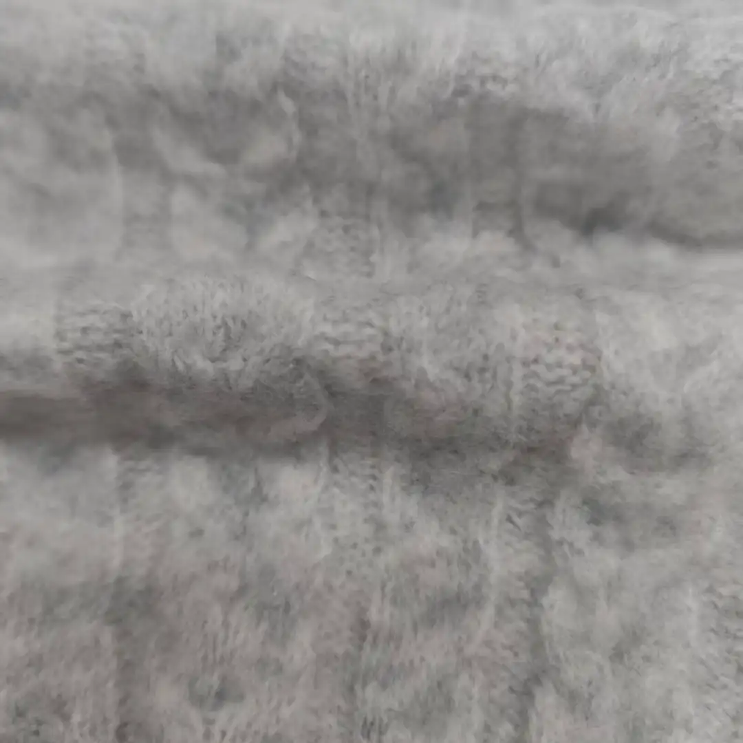 China Yarn for Crop Top,Open Cardigan (Sweater),Full-Zipper Cardigan (Sweater),Crop Top Pullover (Sweater) Mossy Yarn Fancy Yarn Acrylic Recycled Polyester Nylon Wool Spandex light gray color buy from China wholesaler bulk order at wholesale price free worldwide shipping Alibaba