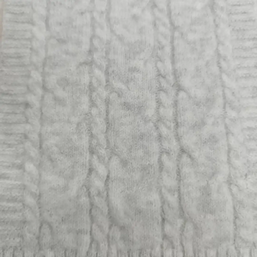 China Yarn for Crop Top,Hoodie,Open Cardigan (Sweater),Full-Zipper Cardigan (Sweater) Mossy Yarn Fancy Yarn Recycled Polyester Acrylic Wool Spandex light gray color buy from China wholesaler bulk order at wholesale price free worldwide shipping Alibaba