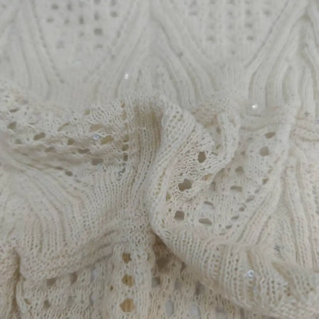 China Yarn for Open Cardigan (Sweater),Full-Zipper Cardigan (Sweater),Half-Zipper Cardigan (Sweater) Core Spun Yarn Regular Yarn Recycled Polyester cream-coloured color buy from China wholesaler bulk order at wholesale price free worldwide shipping Alibaba