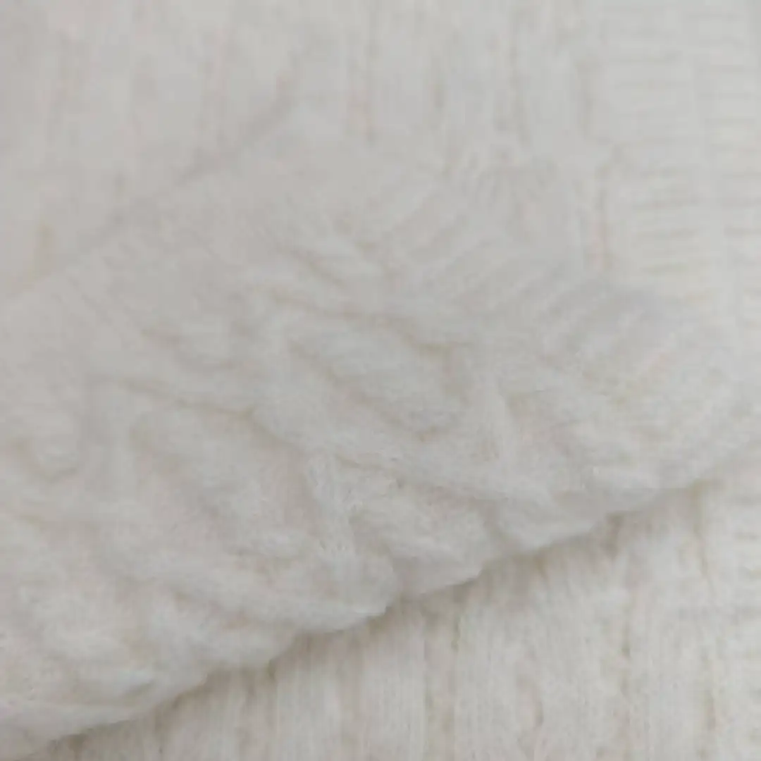 China Yarn for Hoodie,Open Cardigan (Sweater),Crew Neck Pullover (Sweater),Crop Top Pullover (Sweater) Mossy Yarn Fancy Yarn Acrylic Polyester RWS Wool Alpaca Spandex off-white color buy from China wholesaler bulk order at wholesale price free worldwide shipping Alibaba