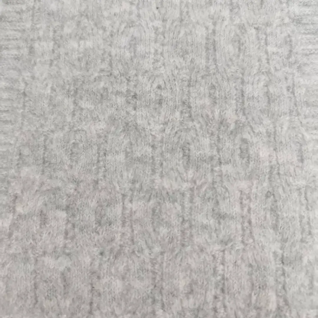 China Yarn for Crop Top,Hoodie,Open Cardigan (Sweater),Crop Top Pullover (Sweater) Mossy Yarn Fancy Yarn Acrylic Polyester Wool Alpaca Spandex light gray color buy from China wholesaler bulk order at wholesale price free worldwide shipping Alibaba