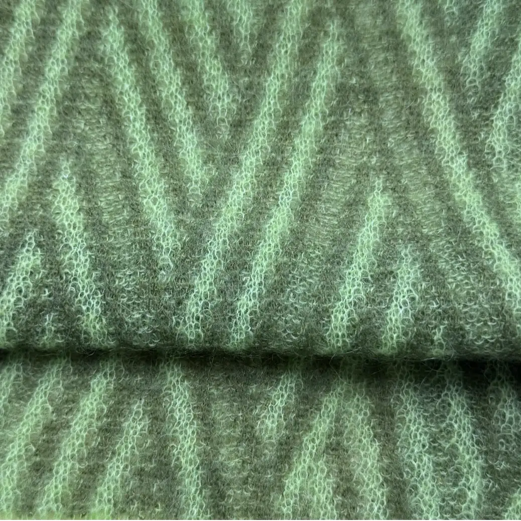 China Yarn for Ladies Vest (Sweater),Full-Zipper Cardigan (Sweater),T-shirt (Sweater) Mossy Yarn Fancy Yarn Wool Nylon Mohair green color buy from China wholesaler bulk order at wholesale price free worldwide shipping Alibaba