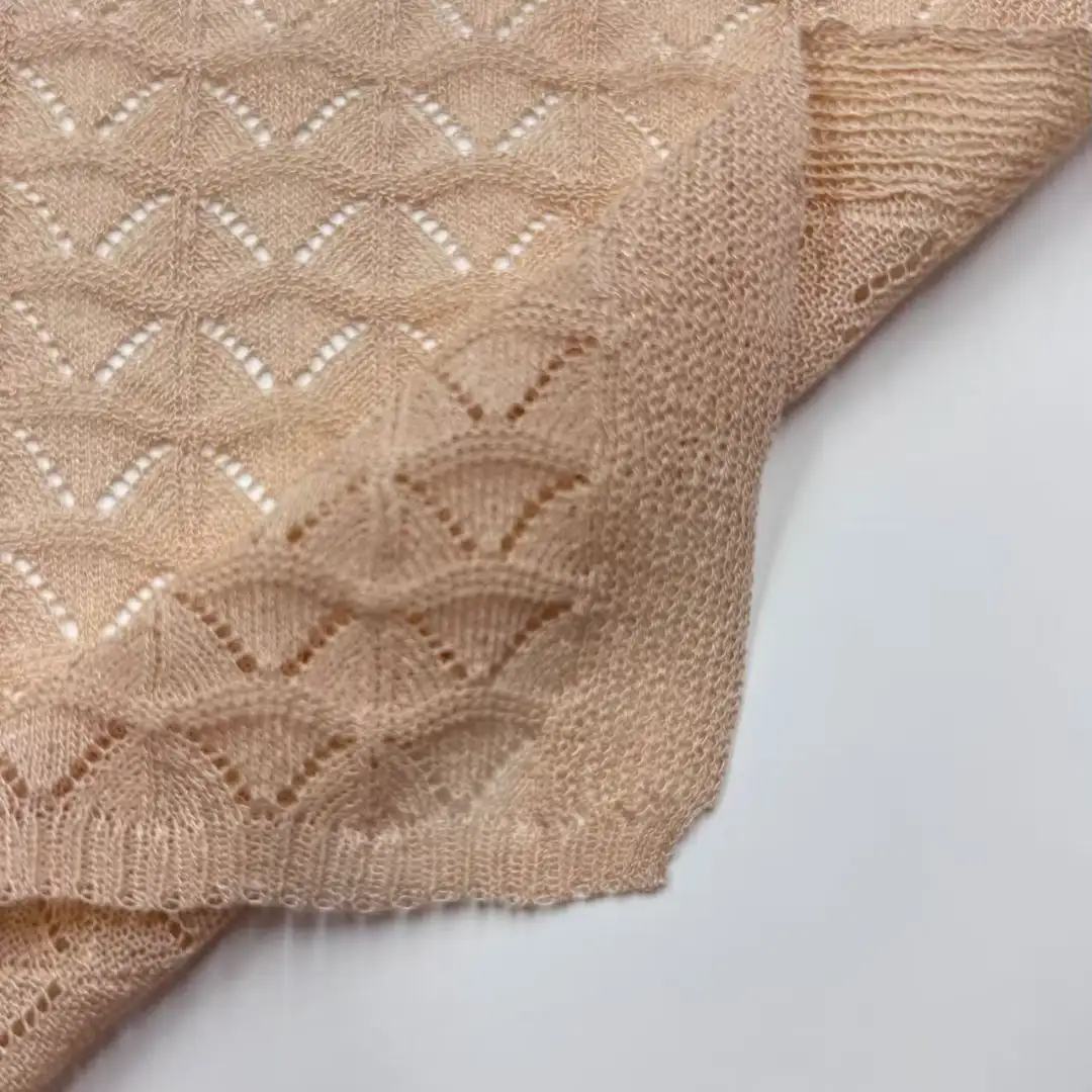 China Yarn for Ladies Vest (Sweater),Half-Zipper Cardigan (Sweater),Shirt Half Sleeve Button (Sweater) Semi-Worsted Spun Regular Yarn Linen Rayon Polyester APRICOT color buy from China wholesaler bulk order at wholesale price free worldwide shipping Alibaba