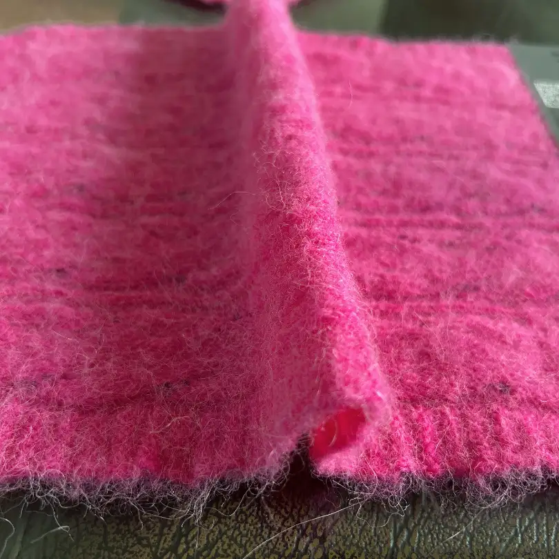 China Yarn for Ladies Vest (Sweater),Open Cardigan (Sweater),Full-Zipper Cardigan (Sweater),Half-Zipper Cardigan (Sweater),Shirt Long Sleeve Zipper (Sweater),Shirt Half Sleeve Zipper (Sweater) Mossy Yarn Fancy Yarn Merino Wool Alpaca Nylon Elastane pink color buy from China wholesaler bulk order at wholesale price free worldwide shipping Alibaba