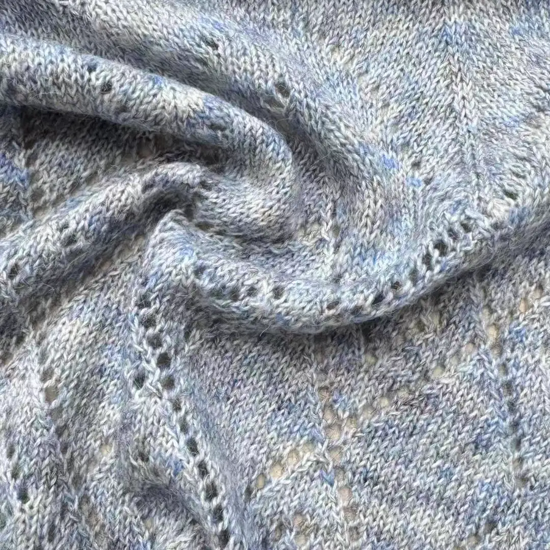 China Yarn for Ladies Vest (Sweater),Half-Zipper Cardigan (Sweater),Shirt Half Sleeve Zipper (Sweater),Men's Pants (Sweater),Women's Pants (Sweater),Skirt (Sweater) Mossy Yarn Fancy Yarn Cotton Polyester Acrylic Wool blue and gray color buy from China wholesaler bulk order at wholesale price free worldwide shipping Alibaba