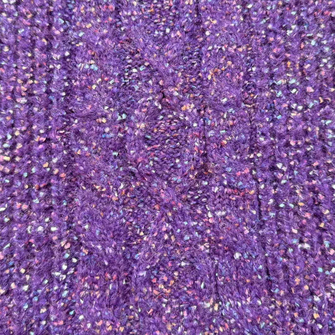 China Yarn for Ladies Vest (Sweater),Half-Zipper Cardigan (Sweater),T-shirt (Sweater),Skirt (Sweater),Tie-Front Top (Sweater),Single Button Cardigan (Sweater,Wide Shoulder Vest (Sweater) Twisted Yarn Twisted Yarn Polyester Acrylic Recycled Polyester Wool purple color buy from China wholesaler bulk order at wholesale price free worldwide shipping Alibaba