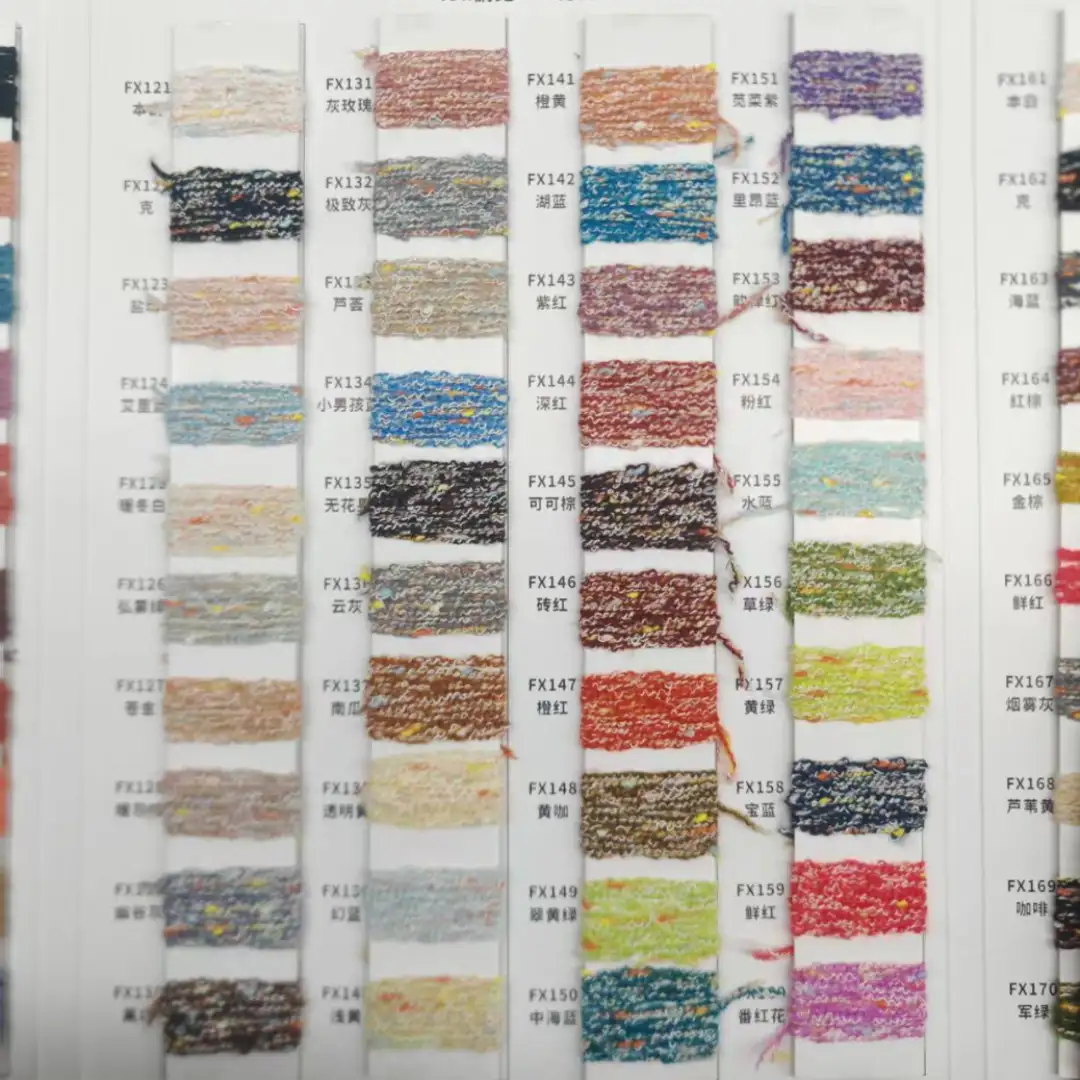 China Yarn for Open Cardigan (Sweater),Full-Zipper Cardigan (Sweater),Half-Zipper Cardigan (Sweater),Shirt Long Sleeve Button (Sweater) Boucle Yarn Fancy Yarn Polyester Acrylic brown，multicolor color buy from China wholesaler bulk order at wholesale price free worldwide shipping Alibaba