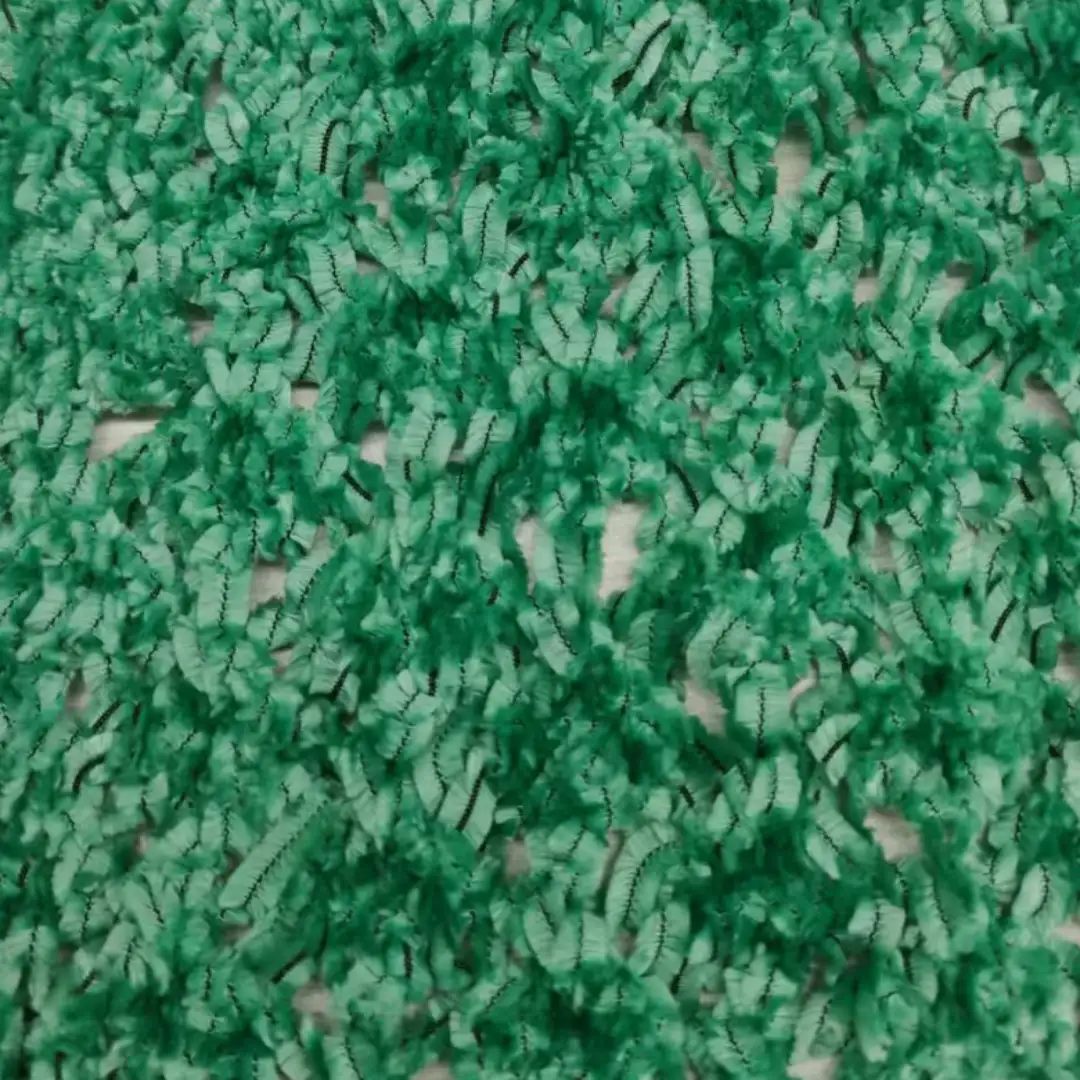 China Yarn for Open Cardigan (Sweater),Full-Zipper Cardigan (Sweater),Half-Zipper Cardigan (Sweater) Shiny Chenille Fancy Yarn Polyester green color buy from China wholesaler bulk order at wholesale price free worldwide shipping Alibaba