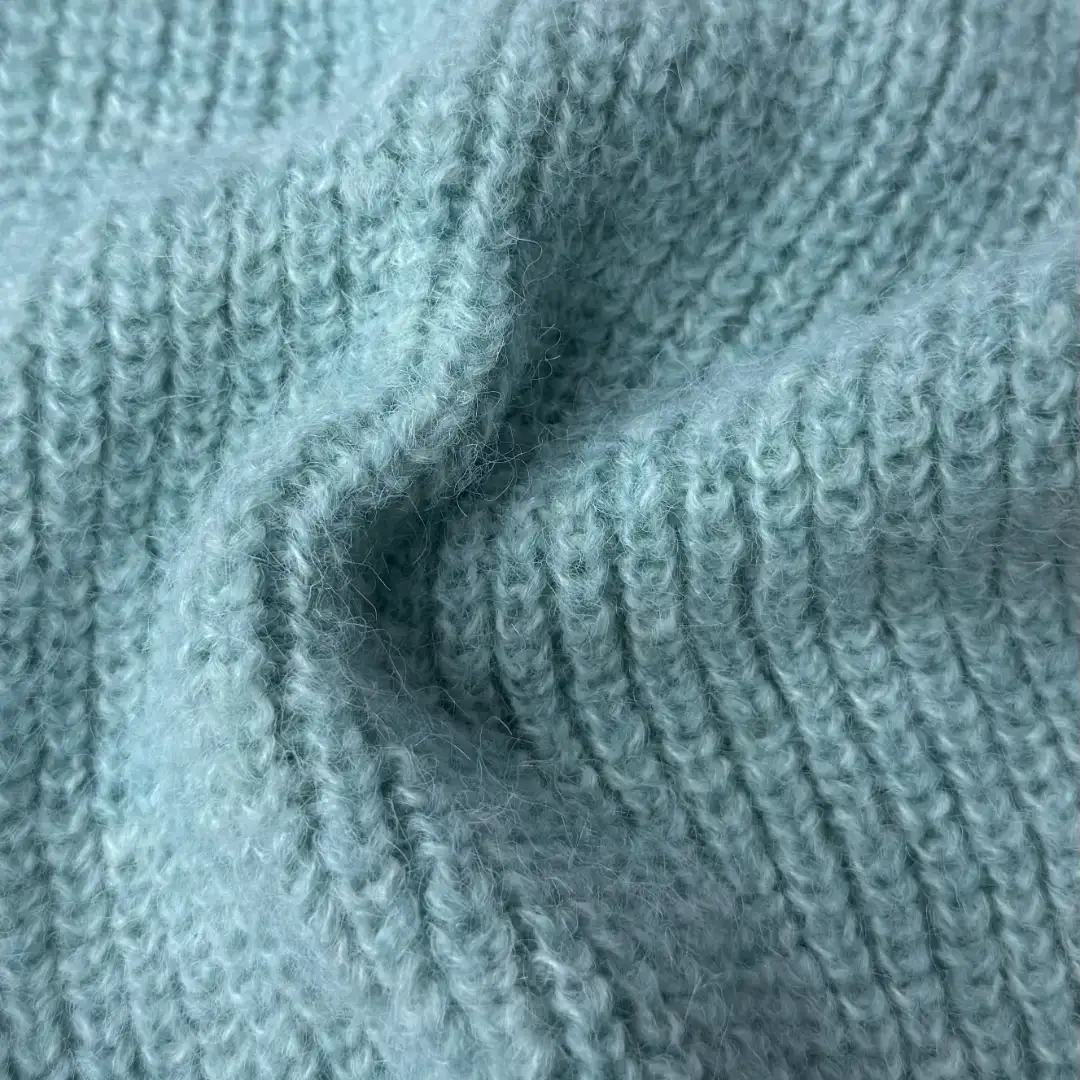 China Yarn for Ladies Vest (Sweater),Men’s Vest (Sweater),Open Cardigan (Sweater),T-shirt (Sweater),Skirt (Sweater) Mossy Yarn Fancy Yarn Recycled Polyester RWS Wool green color buy from China wholesaler bulk order at wholesale price free worldwide shipping Alibaba